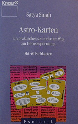 Imagen de archivo de Astro - Karten. Buch und Karten a la venta por medimops