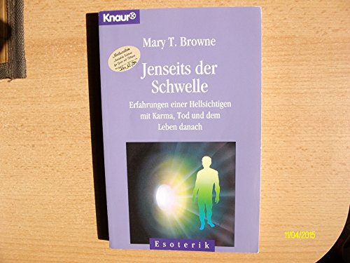 Stock image for Jenseits der Schwelle for sale by medimops