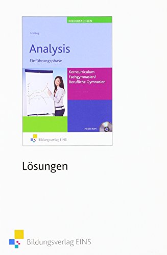 Beispielbild fr ANALYSIS: Kerncurriculum. Fachgymnasien, Berufliche Gymnasien zum Verkauf von medimops