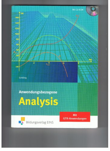 Beispielbild fr Anwendungsbezogene Analysis - Lehr-/Fachbuch zum Verkauf von medimops