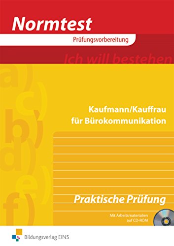 Beispielbild fr Normtest - Kaufmann / Kauffrau fr Brokommunikation. Praktische Prfung zum Verkauf von medimops