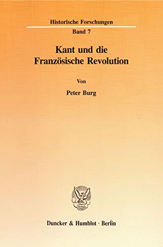 Beispielbild fr Kant und die Franzsische Revolution. zum Verkauf von Antiquariat "Der Bchergrtner"