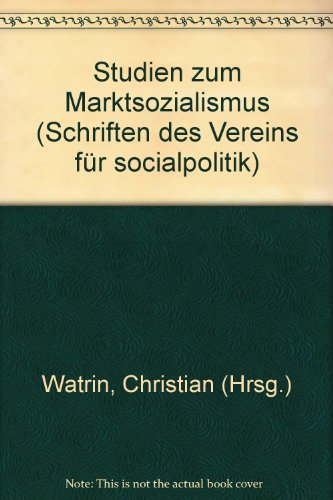 9783428035236: Studien Zum Marktsozialismus