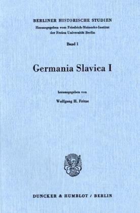 9783428047130: Germania Slavica I