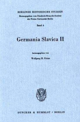 Stock image for Germania Slavica II. for sale by BuchWeltWeit Ludwig Meier e.K.