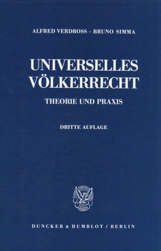 9783428057085: Universelles Vlkerrecht.