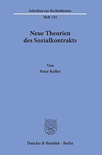 Beispielbild fr Neue Theorien des Sozialkontrakts. zum Verkauf von Kloof Booksellers & Scientia Verlag