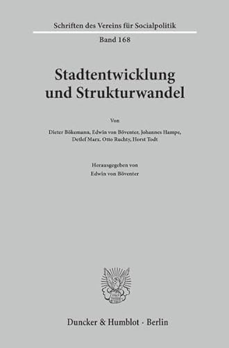 9783428062867: Stadtentwicklung und Strukturwandel.: 168 (Schriften Des Vereins Fur Socialpolitik)
