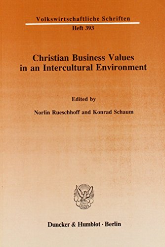 Stock image for Christian Business Values in an Intercultural Environment. for sale by medimops