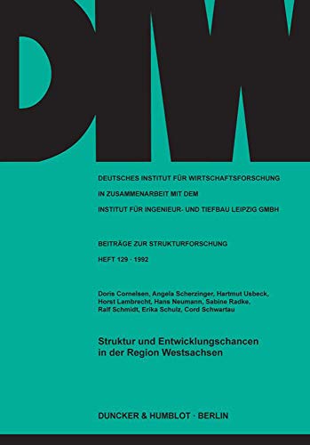 9783428074037: Struktur Und Entwicklungschancen in Der Region Westsachsen