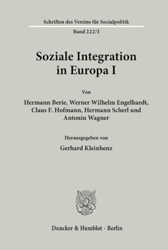 9783428077397: Soziale Integration in Europa (Schriften des Vereins für Sozialpolitik)