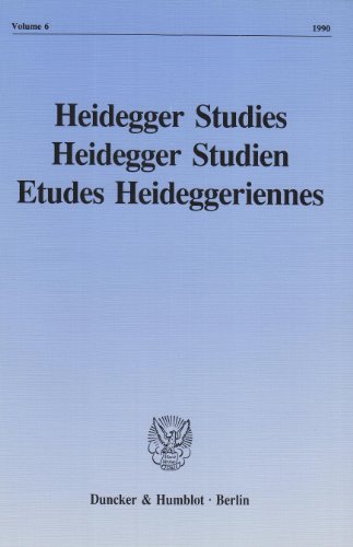 Stock image for Martin Heidegger 1889-1989. for sale by SKULIMA Wiss. Versandbuchhandlung