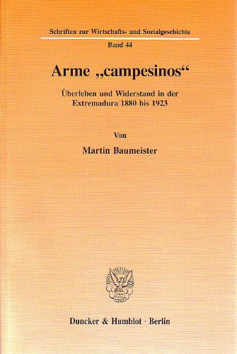 Beispielbild fr Arme "campesinos". zum Verkauf von SKULIMA Wiss. Versandbuchhandlung