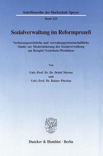 Sozialverwaltung im Reformprozeß.