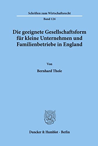 Die geeignete Gesellschaftsform für kleine Unternehmen und Familienbetriebe in England.