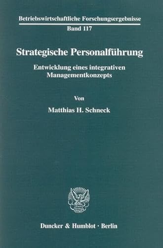 Strategische Personalführung.