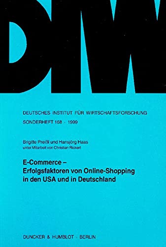 Imagen de archivo de E-Commerce - Erfolgsfaktoren von Online-Shopping in den USA und in Deutschland. a la venta por Buchpark