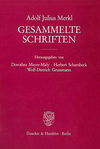 9783428106615: Gesammelte Schriften: Verfassungsrecht - Volkerrecht: Zweiter Band: Verfassungsrecht - Volkerrecht. Zweiter Teilband