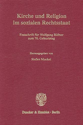 Stock image for im sozialen Rechtsstaat. Festschrift zum 70. Geburtstag. Hrsg. v. Stefan Muckel. for sale by Antiquariat + Verlag Klaus Breinlich
