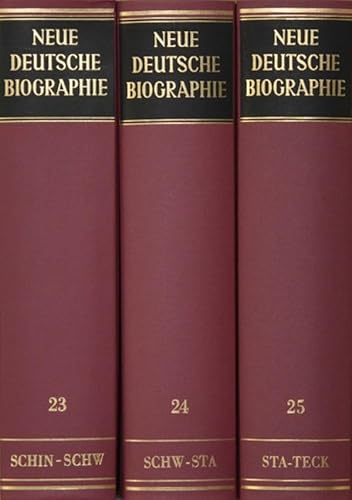 Neue Deutsche Biographie. Band 24: Schwarz – Stader. Mit ADB & NDB-Gesamtregister auf CD-ROM – Vierte Ausgabe. (Für die Historische Kommission bei der Bayerischen Akademie der Wissenschaften hrsg. von Hans Günter Hockerts.) - Bayerische Akademie der Wissenschaften. Historische Kommission