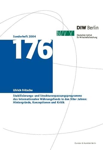 Stabilisierungs- und Strukturanpassungsprogramme des Internationalen Währungsfonds in den 90er Jahren: Hintergründe, Konzeptionen und Kritik.