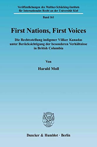 First Nations, First Voices. - Moll, Harald
