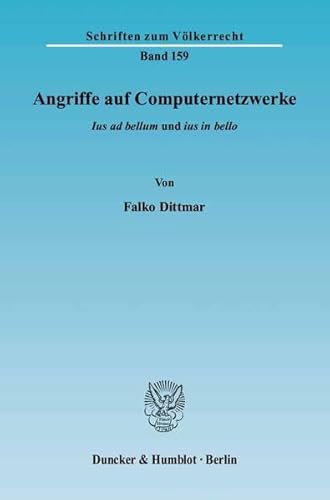 Stock image for Angriffe auf Computernetzwerke. for sale by SKULIMA Wiss. Versandbuchhandlung