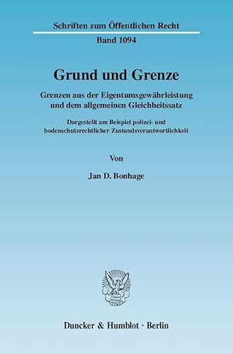 Stock image for Grund und Grenze. for sale by SKULIMA Wiss. Versandbuchhandlung