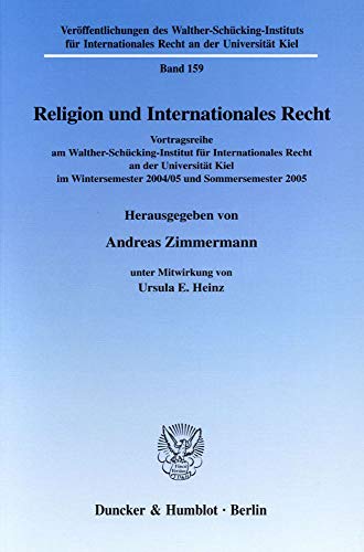 Stock image for Religion und Internationales Recht. for sale by SKULIMA Wiss. Versandbuchhandlung