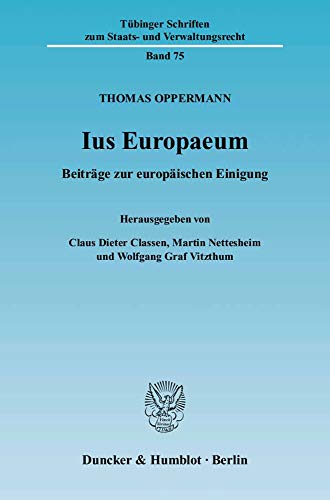 Stock image for Ius Europaeum. for sale by SKULIMA Wiss. Versandbuchhandlung