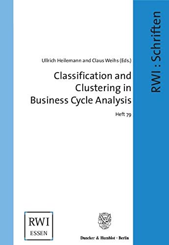 9783428124251: Classification and Clustering in Business Cycle Analysis
