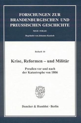 Krise, Reformen und Militär. - Unknown Author