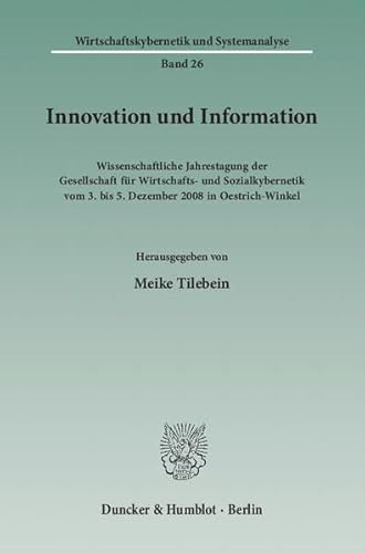 Stock image for Innovation und Information. for sale by SKULIMA Wiss. Versandbuchhandlung