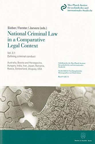 9783428138296: National Criminal Law in a Comparative Legal Context. Vol. 3