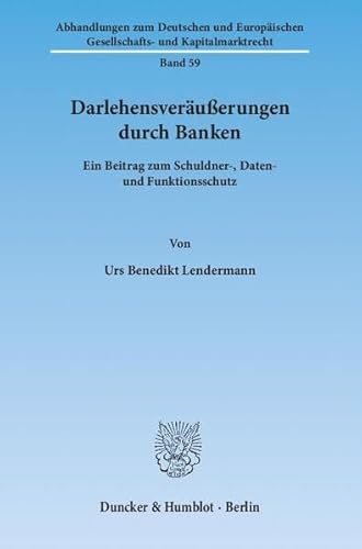 Stock image for Darlehensveruerungen durch Banken. for sale by SKULIMA Wiss. Versandbuchhandlung