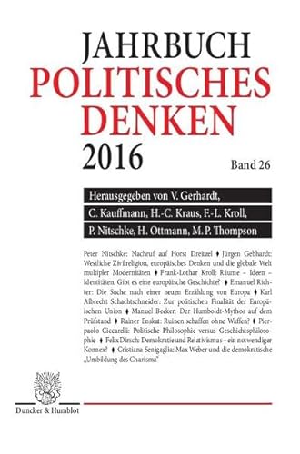 Stock image for Politisches Denken. Jahrbuch 2016. for sale by text + tne