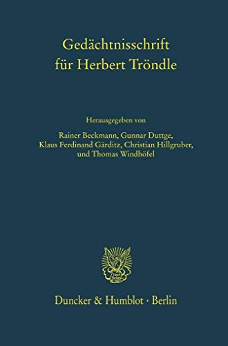 Beispielbild fr Gedachtnisschrift f|r Herbert Tr zum Verkauf von ISD LLC