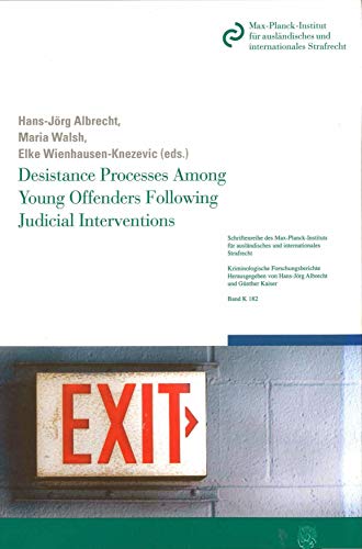Stock image for Desistance Processes Among Young Offenders Following Judicial Interventions for sale by ISD LLC