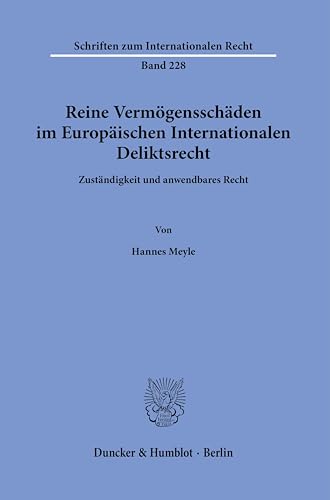 Stock image for Reine Vermogensschaden Im Europaischen Int Deliktsrecht for sale by Blackwell's