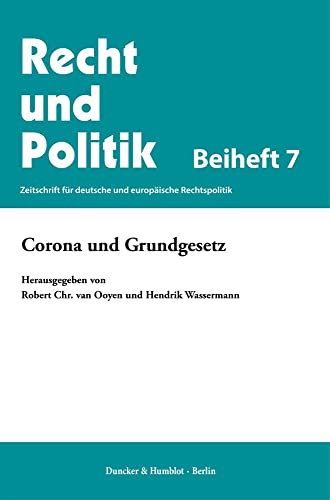 Beispielbild fr Corona Und Grundgesetz -Language: german zum Verkauf von GreatBookPrices