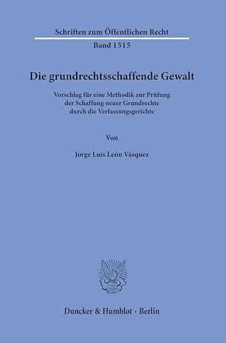 Stock image for Die grundrechtsschaffende Gewalt. for sale by Blackwell's