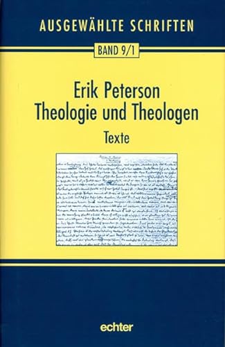 9783429031626: Theologie und Theologen 1: Mit einem Geleitwort von Karl Kardinal Lehmann