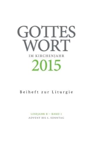 9783429037871: Gottes Wort im Kirchenjahr 2015