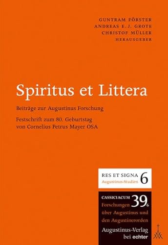 9783429041755: Spiritus et Littera