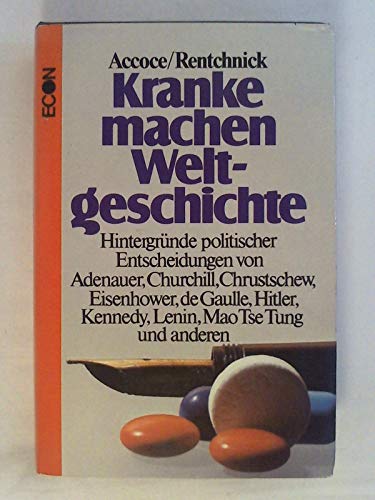 9783430110068: Kranke machen Weltgeschichte