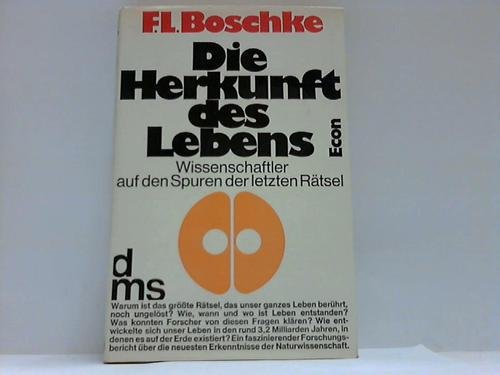 Stock image for Die Herkunft des Lebens : Wissenschaftler auf den Spuren der letzten Rtsel for sale by Antiquariat Armebooks
