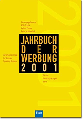 Stock image for Jahrbuch der Werbung; The Advertiser's Annual, Bd.38, 2001, m. CD-ROM for sale by medimops