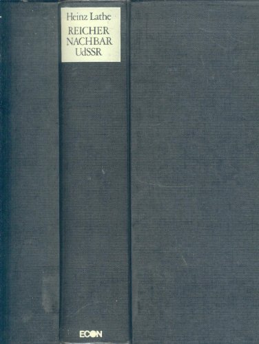 Stock image for Reicher Nachbar UdSSR. Dynamik und Probleme einer Weltmacht for sale by Bernhard Kiewel Rare Books