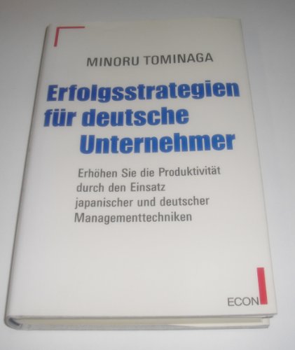 Imagen de archivo de Erfolgsstrategien fr deutsche Unternehmer a la venta por medimops