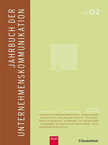 Beispielbild fr Jahrbuch der Unternehmenskommunikation 2008: Band 02 zum Verkauf von Antiquariat Buchhandel Daniel Viertel